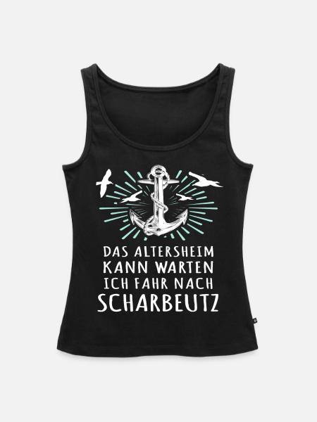 Scharbeutz Sprüche Scharbeutzer - Frauen Premium Organic Tank Top - Schwarz