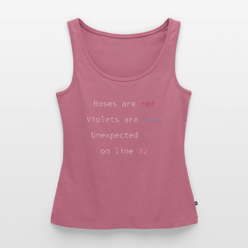 Funny Error Code Software Developer Women’s Premium Organic Tank top