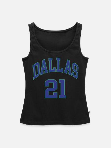 Dallas 21 - Women’s Premium Organic Tank top - black