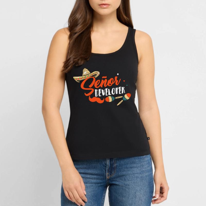 Programmer Senior Developer Programming Women’s Premium Organic Tank top