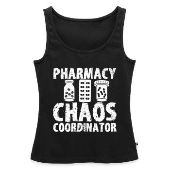 Apotheker Geschenk, Apotheke Pharmazie, Apotheker - Frauen Premium Organic Tank Top - Schwarz - Vorne - AI Model Female 172 light (172cm)