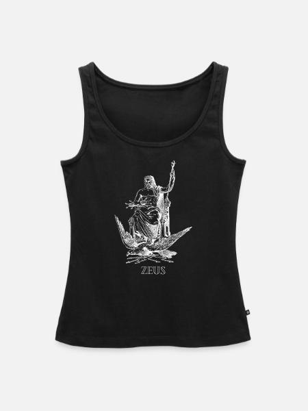 Zeus - Frauen Premium Organic Tank Top - Schwarz