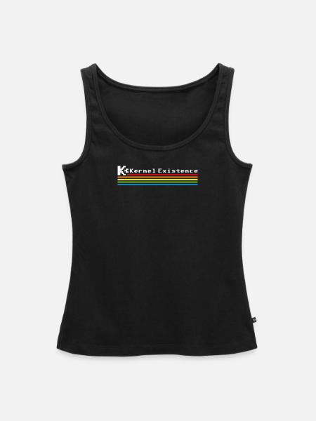 Kernel Existence - Frauen Premium Organic Tank Top - Schwarz