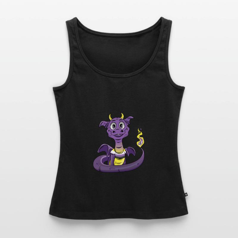 Nonbinary Pride Drache Nonbinary Frauen Premium Organic Tank Top