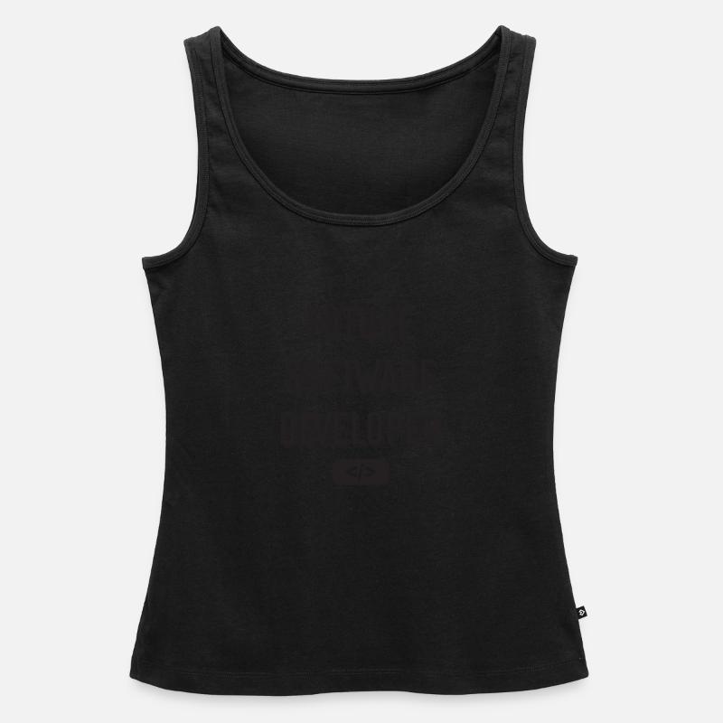 Future software developer - Women’s Premium Organic Tank top - black