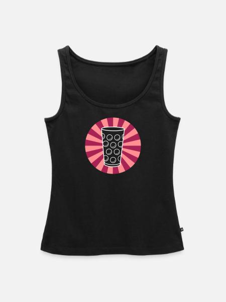 Dubbe Schobbe - Frauen Premium Organic Tank Top - Schwarz