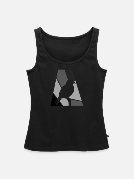 Sittich Peep Sittich - Frauen Premium Organic Tank Top - Schwarz
