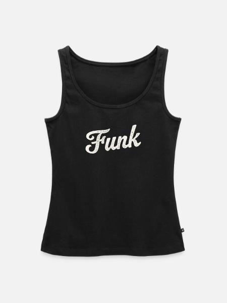 Funk! - Frauen Premium Organic Tank Top - Schwarz