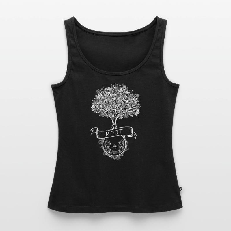 root user linux admin server Frauen Premium Organic Tank Top