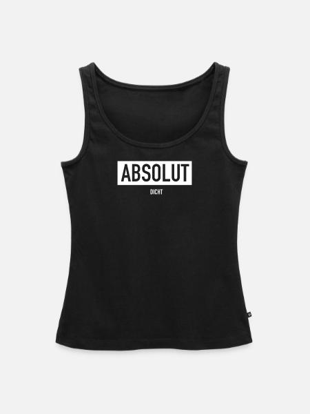 Absolut dicht - Frauen Premium Organic Tank Top - Schwarz