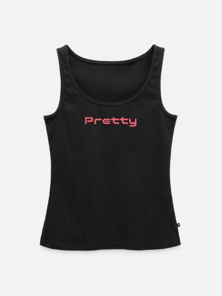 Pretty - Frauen Premium Organic Tank Top - Schwarz