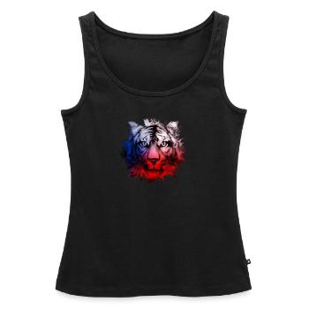 Tschechische Republik - Frauen Premium Organic Tank Top - Schwarz - Vorne - AI Model Female 172 light (172cm)