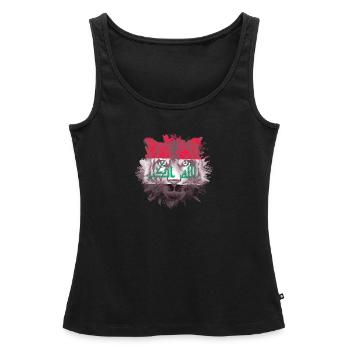 Iraq - Women’s Premium Organic Tank top - black - Front - AI Model Female 172 light (172cm)