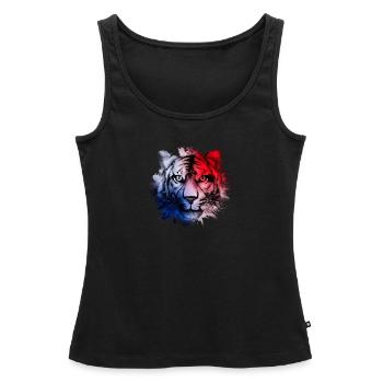 Panama - Women’s Premium Organic Tank top - black - Front - AI Model Female 172 light (172cm)