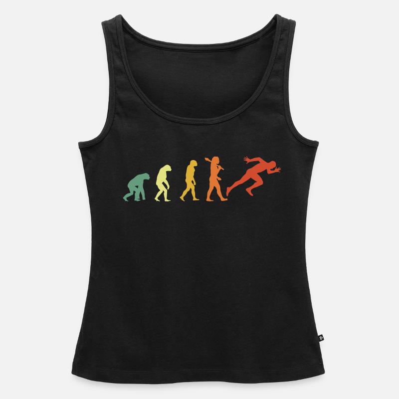 Sprinter Evolution Retro Edition - Frauen Premium Organic Tank Top - Schwarz