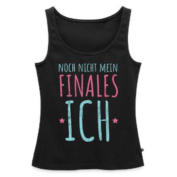 Geschlechtsumwandlung Transformation Geschenk LGBT - Frauen Premium Organic Tank Top - Schwarz - Vorne - AI Model Female 172 light (172cm)