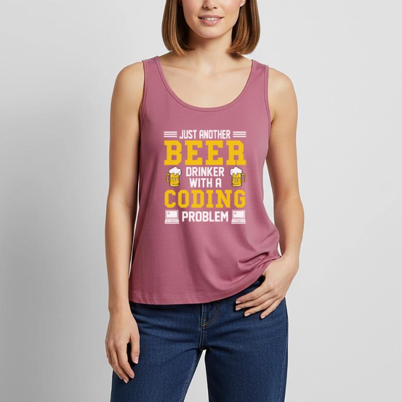Coding Bier Programmierer Coder Entwickler Frauen Premium Organic Tank Top