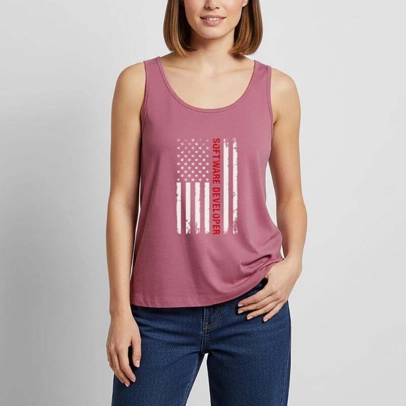 Programmierer Entwickler IT Admin Programmierer Codierung Frauen Premium Organic Tank Top