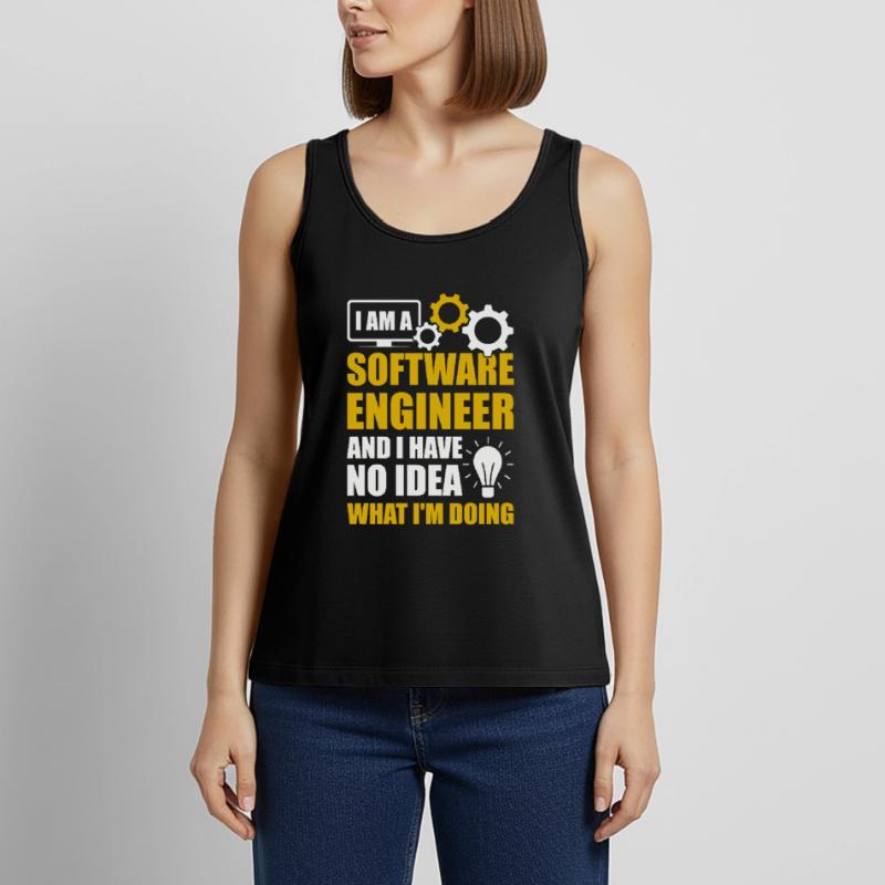 Programmierer Entwickler IT Admin Programmierer Codierung Frauen Premium Organic Tank Top