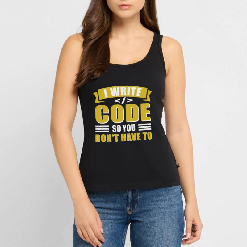 Informatik Admin Programmierer IT-Programmierer Frauen Premium Organic Tank Top
