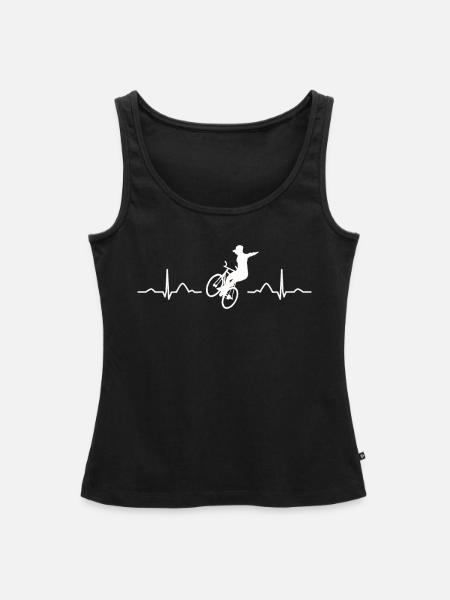 Kunstradfahren Kunstradfahrer - Frauen Premium Organic Tank Top - Schwarz