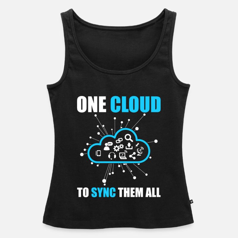 Cloud-Administrator Cloud-Devops - Frauen Premium Organic Tank Top - Schwarz