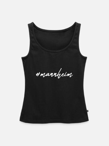 Mannheim - Frauen Premium Organic Tank Top - Schwarz