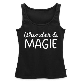 Wunder & Magie - Frauen Premium Organic Tank Top - Schwarz - Vorne - AI Model Female 172 light (172cm)