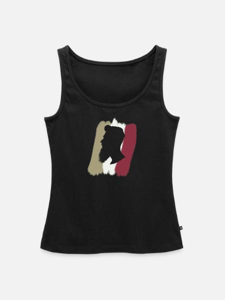 Bart November Baertig - Frauen Premium Organic Tank Top - Schwarz