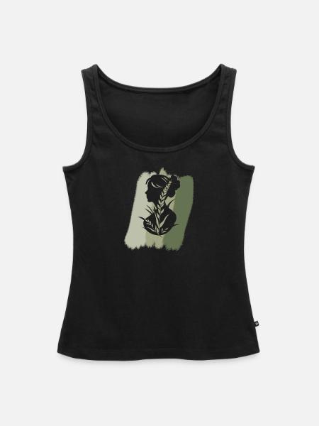 Veganerin Vegan - Frauen Premium Organic Tank Top - Schwarz