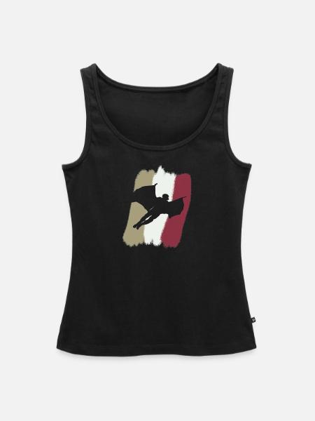 Wingsuit Fliegen Base Jumping - Frauen Premium Organic Tank Top - Schwarz