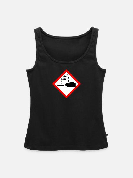 Ätzend Geschenk Chemie - Frauen Premium Organic Tank Top - Schwarz