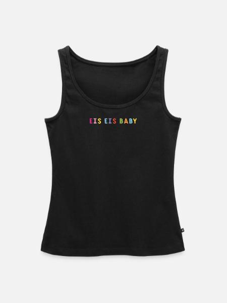 Eis Eis Baby - Frauen Premium Organic Tank Top - Schwarz