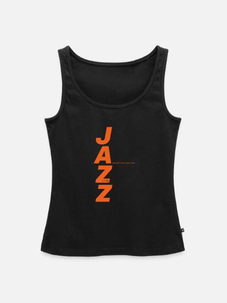 Donner Jazz - Frauen Premium Organic Tank Top - Schwarz