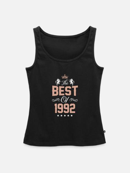 1992 best of - Frauen Premium Organic Tank Top - Schwarz