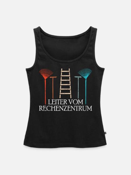 Gärtner | Leiter vom Rechenzentrum - Frauen Premium Organic Tank Top - Schwarz