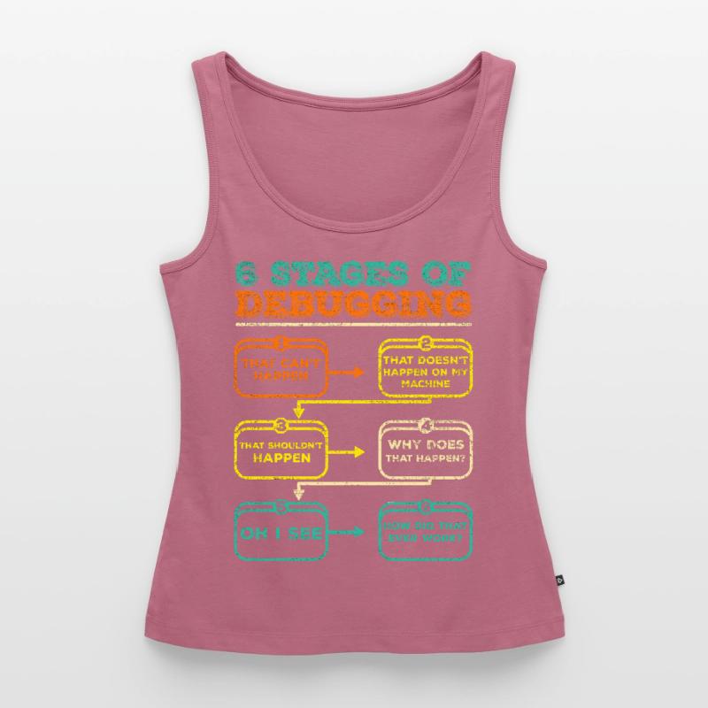 Debugging Programmer Code Funny Women’s Premium Organic Tank top