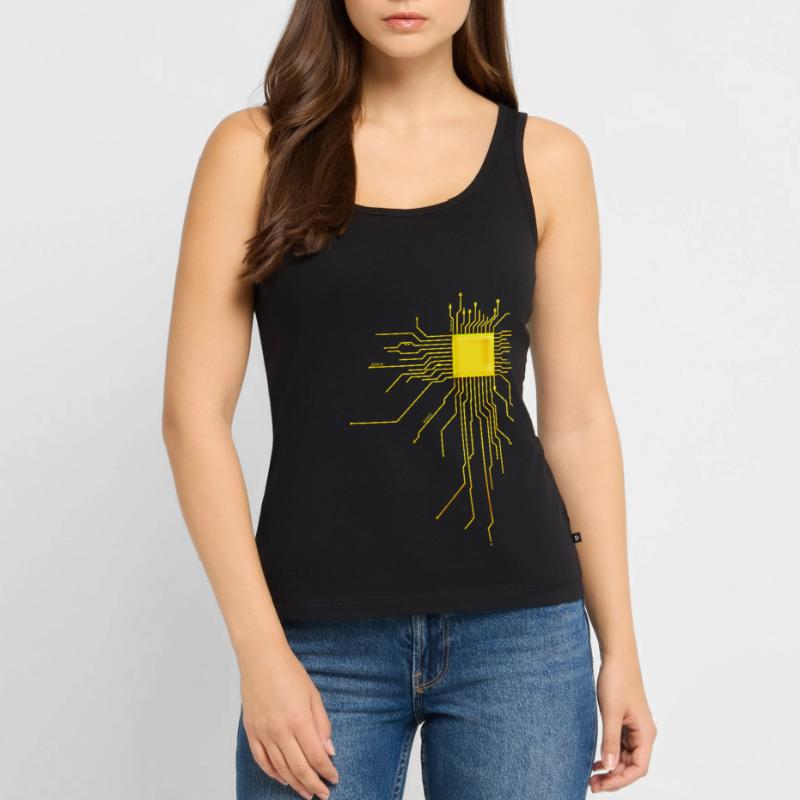 platine Core cpu Computer Nerd Programmierer admin Frauen Premium Organic Tank Top