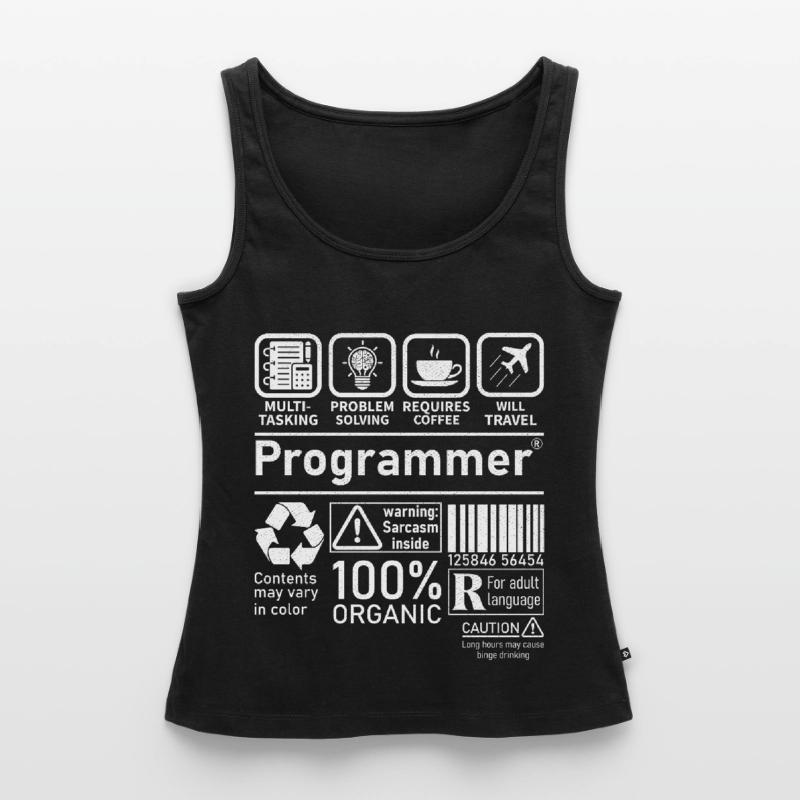 Programmer multi tasking problem solving requires Women’s Premium Organic Tank top