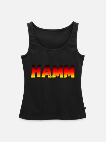 Hamm - Frauen Premium Organic Tank Top - Schwarz