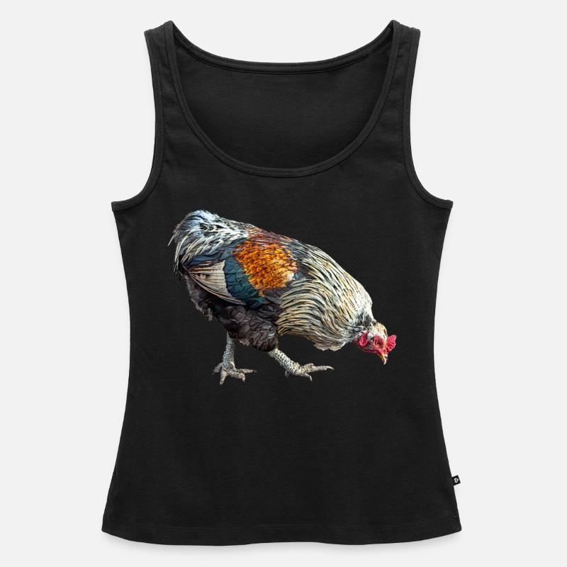 Chicken eggs - Women’s Premium Organic Tank top - black