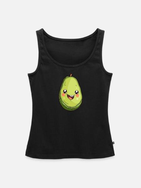 Avocado Umwelt - Frauen Premium Organic Tank Top - Schwarz