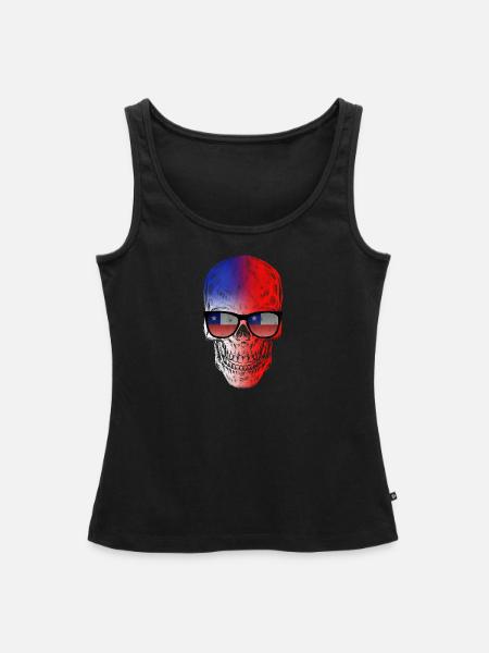 Chile - Frauen Premium Organic Tank Top - Schwarz