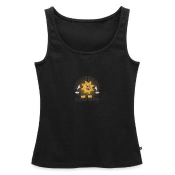 Hemorrhoid Survivor - Women’s Premium Organic Tank top - black - Front - AI Model Female 172 light (172cm)