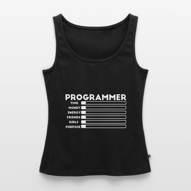 Programmierer Nerd computer HTML Frauen Premium Organic Tank Top