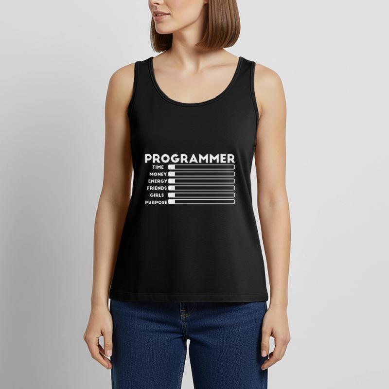 Programmierer Nerd computer HTML Frauen Premium Organic Tank Top