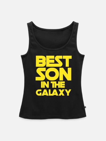 Bester Sohn - Frauen Premium Organic Tank Top - Schwarz