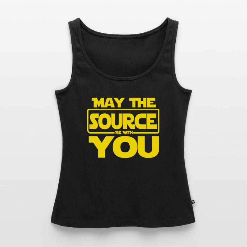 Que la source soit avec vous le code de codage Débardeur bio Premium Femme