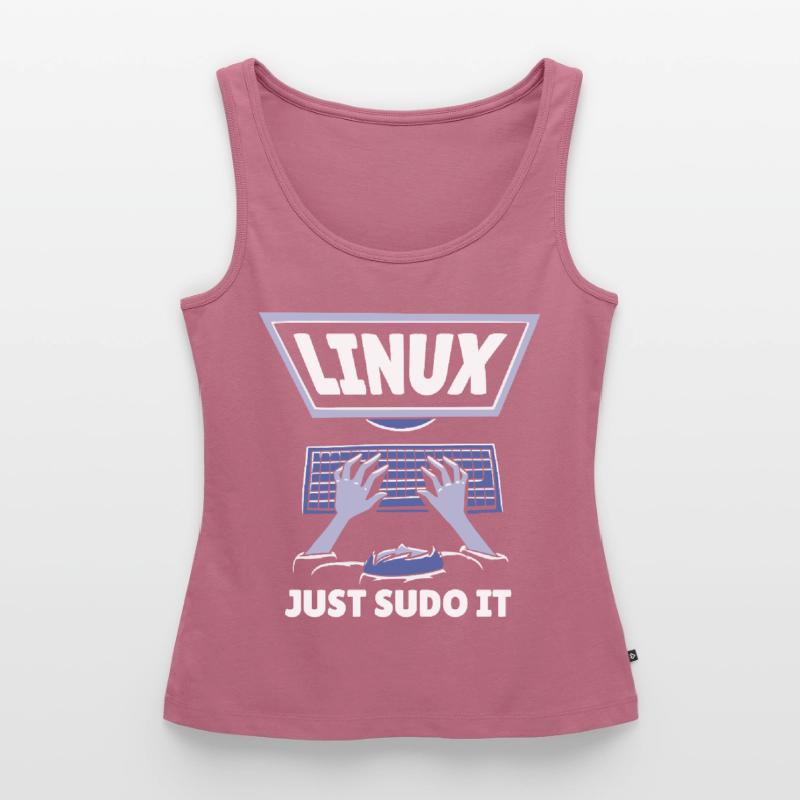 Logiciel Linux Programme de programmation Open Source Débardeur bio Premium Femme