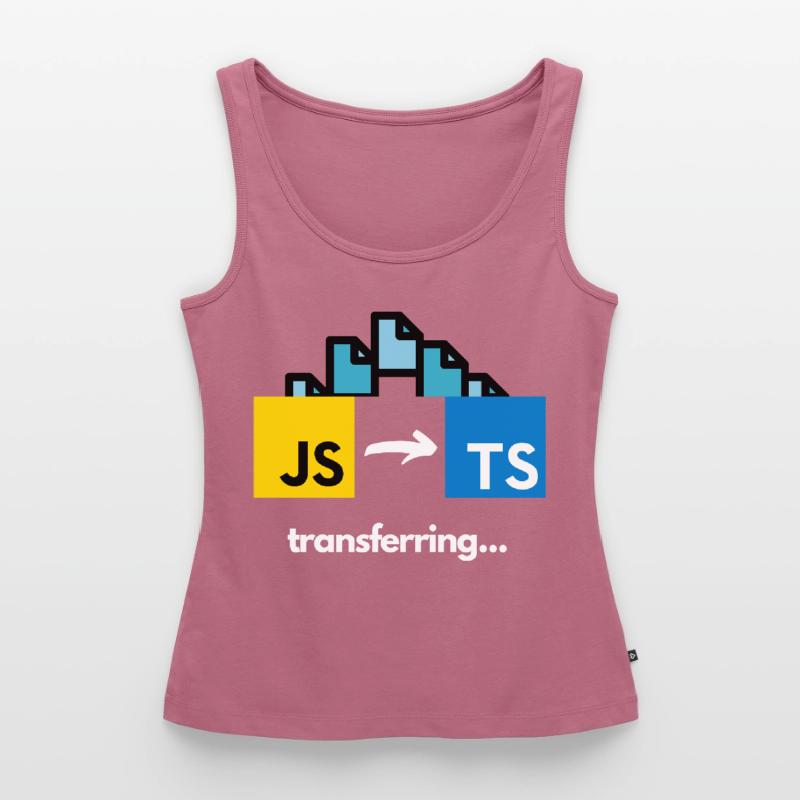 Transfert de Javascript à Typescript Débardeur bio Premium Femme